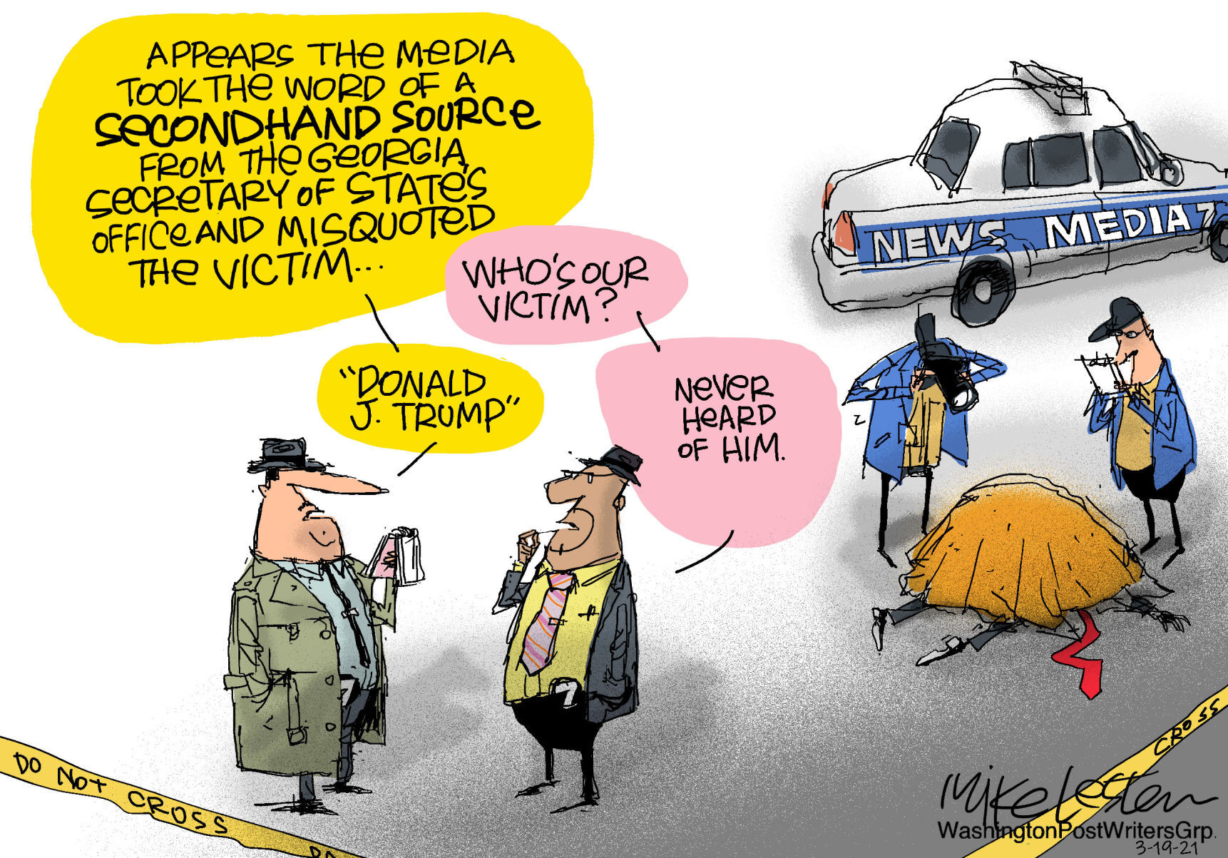 Mike Lester cartoon